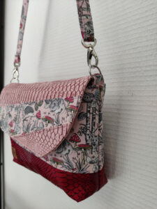 Sac Nelly rose lapin forêt