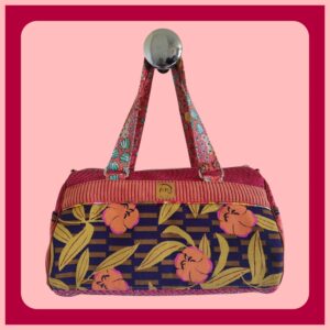 Sac polochon rose orange
